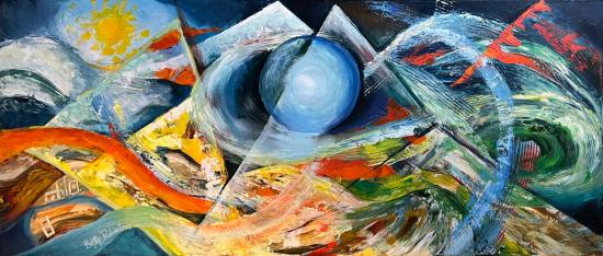 abstract painting on canvas, home design,ציור מופשט, Handpainted Oil Painting Abstract