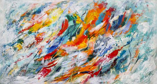 paintings for home decor, israeli art, Betty Rubinstein art, abstract art, painting on canvas, painting for home interier, print on canvas
