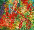 פריחה באביב-5, № Mood-39 abstract painting, landscape of Israel,mood painting for home, acrylic painting, painting on canvas
